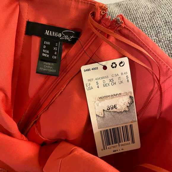 Mango asymmetrical strapless brand new dress(with tag) - Picture 5 of 5